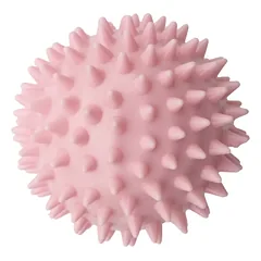 Šuns žaislas, dygliuotas kamuoliukas, TPR, mėlynas, 7 cm — 3 nuotrauka