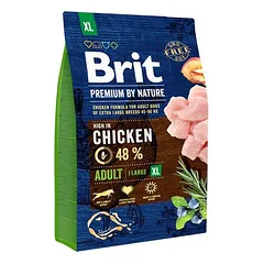 Brit Premium by Nature Adult XL su vištiena, sausas maistas šunims