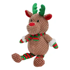 Nobleza žaislas šuniu, pliušinis elnias, xmas,22x11x36cm — 3 nuotrauka