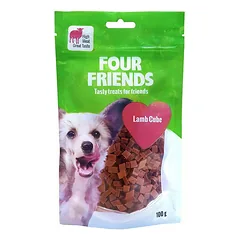 Four Friends Dog Treats Lamb Cube skanėstas šunims, ėrienos kubeliai, 100 g