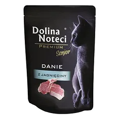 DOLINA NOTECI Premium Senior ėriena 85 g drėgnas maistas vyresniems katėms photo