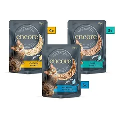 Encore Cat Pouch sultinyje, drėgnas maistas katėms, ekonominė pakuotė 20 x 50 g, < 79 g — 3 nuotrauka