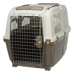 Transportavimo boksas TRIXIE SKUDO 6, M-L 63x70x92 cm, ruda-smėlio