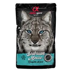 ALPHA SPIRIT WET putėsiai katėms su dorados žuvimi 85g 6vnt — 2 nuotrauka