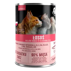 PetRepublic gabaliukai padaže su lašiša (sterilūs) 400g katėms nuotrauka