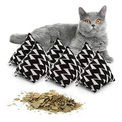Canadian Cat Company Schmusekissen 6er-Set Katzenminze Pyramide XL