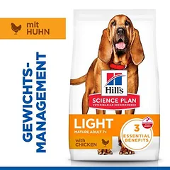Hill's Science Plan Mature Adult 7+ Medium Light su vištiena, sausas maistas šunims — 3 nuotrauka