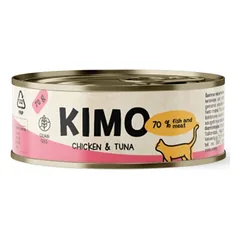 Kimo Chicken&Tuna konservai katėms su vištiena ir tunu, 70g — 2 nuotrauka