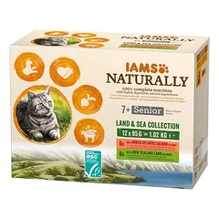 IAMS Naturally Senior Land & Sea Collection