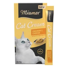 Miamor Cat Cream skanėstas su vištiena ir sūriu katėms