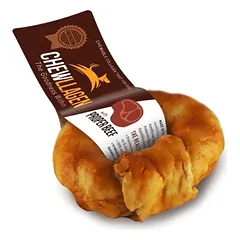 Chewllagen jautienos skonio kolageno spurga 9 cm, 15 vnt. x 90 g dėžė