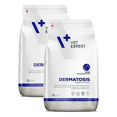 VETEXPERT Veterinary Diet Dog Dermatosis Rabbit&Potato 2x2kg