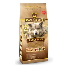 WOLFSBLUT Range Lamb Adult sausas ėdalas šunims su ėriena ir rudaisiais ryžiais 12,5 kg