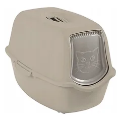 Uždara katės kraiko dėžė su filtru Rotho Bailey 40x56x39cm, bežo