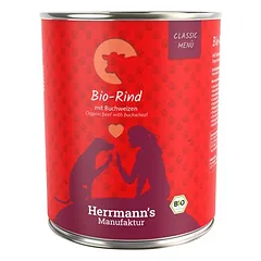 Herrmann's ekologiškas meniu / Menü Sensitive drėgnas maistas šunims, ekonominė pakuotė 12 x 800 g — 5 nuotrauka