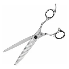 Groom Professional Artesan 7″ retinimo žirklės Black Stone (50 dantų)