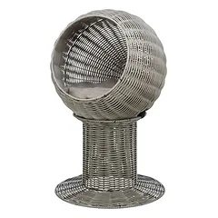 TRIXIE Outdoor Katzenhöhle Amalia aus Polyrattan, rund