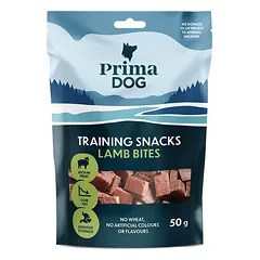 PRIMADOG treniravimo skanėstas šunims ėrienos kąsneliai 50g.