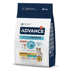 Advance Adult Sensitive Sterilized sausas maistas katėms