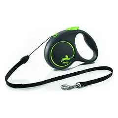 Flexi Black Design XS virvelinis pavadėlis šunims iki 12 kg, 3m, įv.spalvų