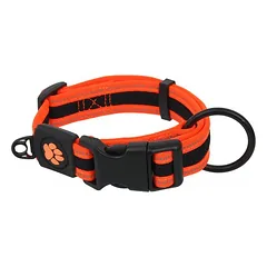 Active Dog Fluffy antkaklis šunims su paminkštinimu įv. dydžių, oranžinė