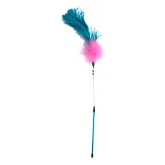 GimCat lanksti lazdelė katėms su plunksnomis ir varpeliais, 48 cm
