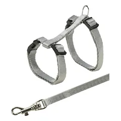 Trixie Junior Kačiukų petnešos su pavadėliu, 19-31 cm-8 mm, 1.20 m