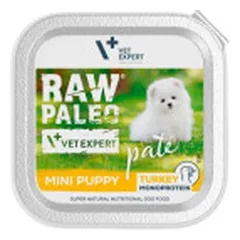 VetExpert Raw Paleo Mini Puppy paštetas su kalakutiena šuniukams
