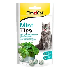 GimCat Adult Mint Tips skanėstai katėms, su katžole, 40 g