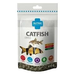 Nutrin Aquarium Catfish Lentils visavertis granulu maistas grunts žuvimi, 110 g