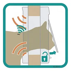 SureFlap kačių durelės su mikroschema, SureFlap ruda — 5 nuotrauka