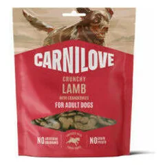 CARNILOVE Crunchy Snack Lamb with Cranberries skanėstai šunims 200 g