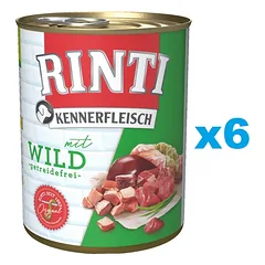 RINTI Kennerfleisch Žvėriena 6x800 g
