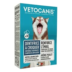 Vetocanis Chewable Toothpaste Tablets for Dogs N30 parduotuvėje e-zoo.lt