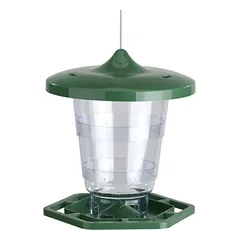 GartenMeister Vogelfutter-Silohaus grün, teleskopierbar