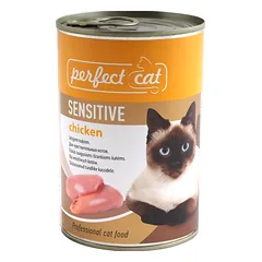 PERFECT CAT- SENSITIVE konservas su vištiena 400g