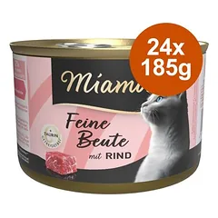 Miamor Feine Beute drėgnas maistas katėms, ekonominė pakuotė 24 x 185 g