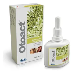 Otoact 100 ml – Ausų sierą minkštinantis ir šalinanatis valiklis šunims ir katėms