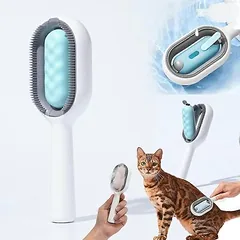 MCBOSON 2-in-1 Selbstreinigende Katzenbürste
