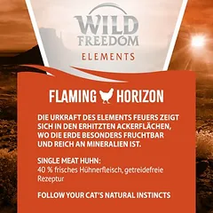 Wild Freedom Adult "Flaming Horizon" su vištiena – begrūdis sausas maistas katėms, 1,5 - 2,9 kg — 4 nuotrauka
