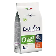 Exclusion Intestinal dietinis sausas pašaras katėms su kiauliena ir ryžiais, 300 g