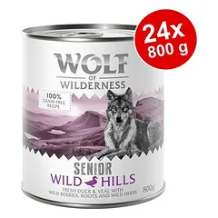 Sparpaket Wolf of Wilderness Senior 24 x 800 g