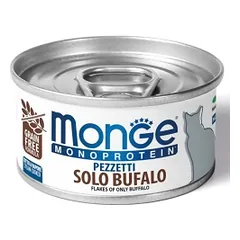 Monge MONOPROTEIN - Cat Flakes Only BUFFALO 80 g
