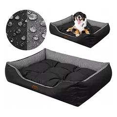 Šunų ir kačių guolis Doggy PUFFY, tvirtas, L dydis 84x65 cm, sofa, lova, voljeras spanieliui