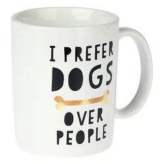 TIAKI keramikinis puodelis „I Prefer Dogs Over People“
