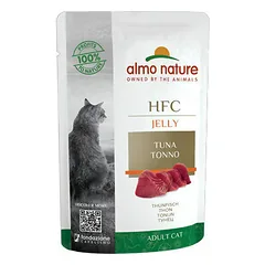 Almo Nature HFC Jelly tuncis želejā 55 g - konservi kaķiem