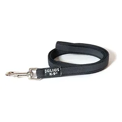 Julius K9 Supergrip Color & Gray Mokymo Pavadėlis Juodas - mokymo pavadėlis su rankena, juodas, neslystantis, 120cm/20mm — 2 nuotrauka