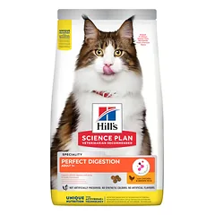 Hill's Science Plan sausas maistas katėms, jautriam skrandžiui, su vištiena, 1,5kg
