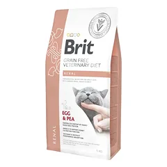 Brit gf veterinarinės dietos katėms Renal, 5 kg