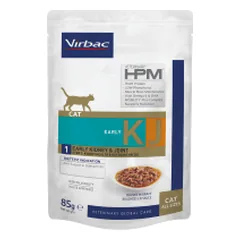 Virbac HPM KJ1 Early Kidney & Joint konservuotas pašaras katėms